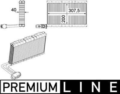 MAHLE ORIGINAL AE 109 000P Číslo výrobce: 351331191. EAN: 4057635044592.