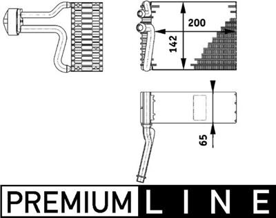 MAHLE ORIGINAL AE 66 000P Číslo výrobce: 351211751. EAN: 4057635044233.