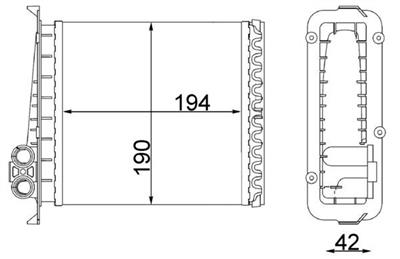 MAHLE ORIGINAL AH 106 000S Číslo výrobce: 351311754. EAN: 4057635045988.