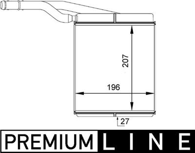 MAHLE ORIGINAL AH 143 000P Číslo výrobce: 8FH 351 313-091. EAN: 4057635046398.