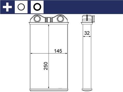 MAHLE ORIGINAL AH 14 000S Číslo výrobce: 351000621. EAN: 4057635045087.