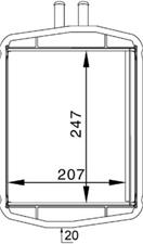 MAHLE ORIGINAL AH 152 000S