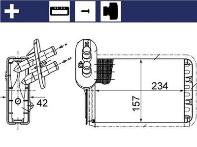 MAHLE ORIGINAL AH 164 000S Číslo výrobce: 351313451. EAN: 4057635046602.