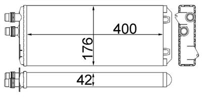MAHLE ORIGINAL AH 249 000S Číslo výrobce: 8FH 351 511-574. EAN: 4057635047449.