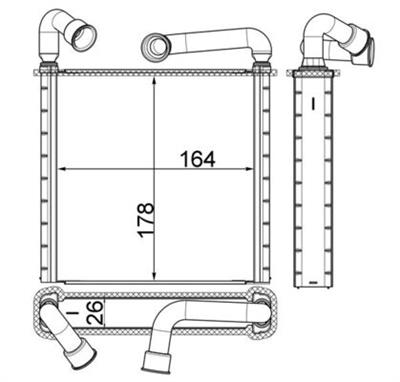 MAHLE ORIGINAL AH 253 000S Číslo výrobce: 351511634. EAN: 4057635047487.