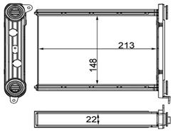 MAHLE ORIGINAL AH 259 000S