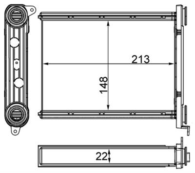MAHLE ORIGINAL AH 259 000S Číslo výrobce: 8FH 351 511-704. EAN: 4057635047548.