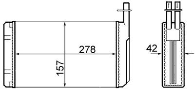 MAHLE ORIGINAL AH 68 000S Číslo výrobce: 8FH 351 308-661. EAN: 4057635045490.