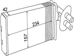 MAHLE ORIGINAL AH 69 000S