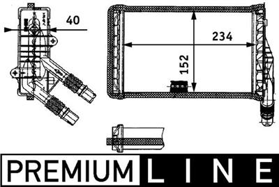 MAHLE ORIGINAL AH 85 000P Číslo výrobce: 8FH 351 311-311. EAN: 4057635045728.