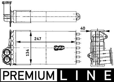 MAHLE ORIGINAL AH 88 000P Číslo výrobce: 351311341. EAN: 4057635045773.