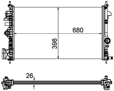 MAHLE ORIGINAL CR 1102 000P Číslo výrobce: 376754351. EAN: 4057635093002.