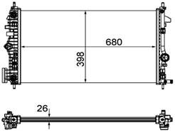 MAHLE ORIGINAL CR 1103 000P