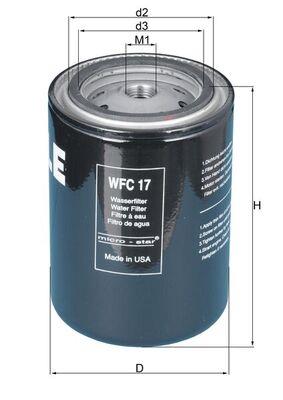 MAHLE ORIGINAL WFC 17 Číslo výrobce: 70381690. EAN: 4009026718537.
