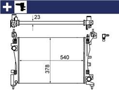 MAHLE ORIGINAL CR 1121 000S
