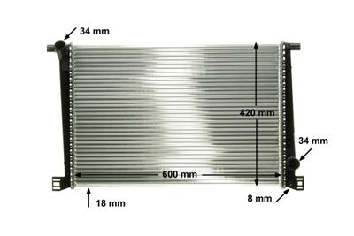 MAHLE ORIGINAL CR 1123 000P Číslo výrobce: 376754591. EAN: 4057635093347.