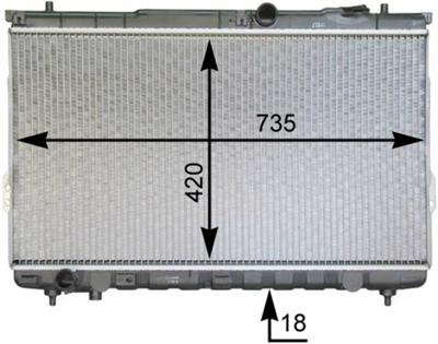 MAHLE ORIGINAL CR 1299 000P Číslo výrobce: 8MK 376 762-351. EAN: 4057635095006.