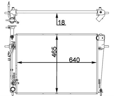MAHLE ORIGINAL CR 1402 000P Číslo výrobce: 8MK 376 765-321. EAN: 4057635096270.