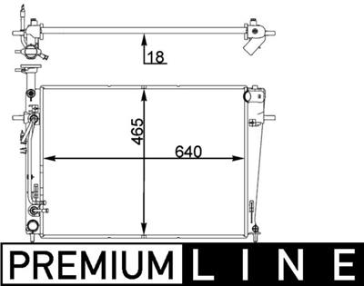 MAHLE ORIGINAL CR 1402 000P Číslo výrobce: 8MK 376 765-321. EAN: 4057635096270.