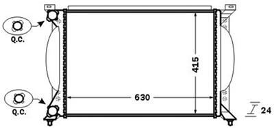 MAHLE ORIGINAL CR 1417 000S Číslo výrobce: 376766264. EAN: 4057635096447.