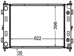 MAHLE ORIGINAL CR 1425 000S