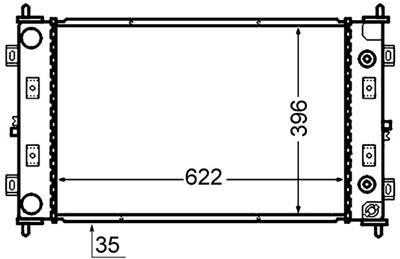 MAHLE ORIGINAL CR 1425 000S Číslo výrobce: 8MK 376 766-511. EAN: 4057635096539.