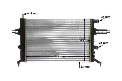 MAHLE ORIGINAL CR 1494 000S Číslo výrobce: 8MK 376 771-121. EAN: 4057635097208.