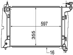 MAHLE ORIGINAL CR 1527 000S