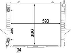 MAHLE ORIGINAL CR 1544 000S