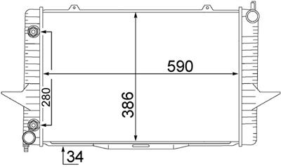 MAHLE ORIGINAL CR 1544 000S Číslo výrobce: 376774201. EAN: 4057635097772.