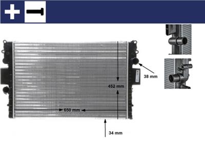 MAHLE ORIGINAL CR 1551 000S Číslo výrobce: 8MK 376 774-434. EAN: 4057635097864.