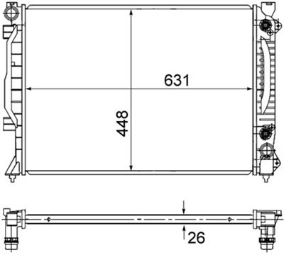 MAHLE ORIGINAL CR 1686 000S Číslo výrobce: 376781031. EAN: 4057635098939.