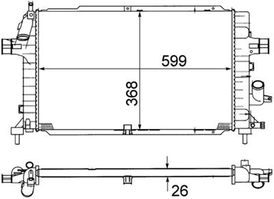 MAHLE ORIGINAL CR 1687 000S Číslo výrobce: 376781041. EAN: 4057635098946.