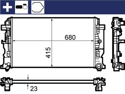 MAHLE ORIGINAL CR 1710 000S Číslo výrobce: 376782054. EAN: 4057635099158.