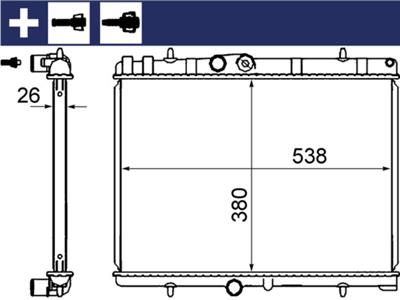 MAHLE ORIGINAL CR 2014 000S Číslo výrobce: 376900314. EAN: 4057635102568.