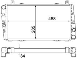 MAHLE ORIGINAL CR 2034 000S