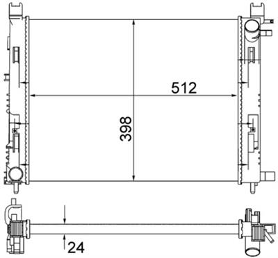 MAHLE ORIGINAL CR 2166 001S Číslo výrobce: 376912245. EAN: 4057635103992.