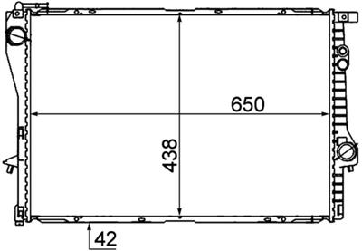 MAHLE ORIGINAL CR 281 000P Číslo výrobce: 376712231. EAN: 4057635082853.