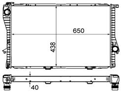 MAHLE ORIGINAL CR 295 000S