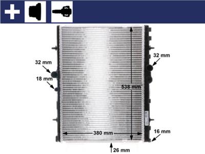 MAHLE ORIGINAL CR 31 000S Číslo výrobce: 376700524. EAN: 4057635079976.
