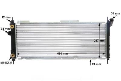 MAHLE ORIGINAL CR 357 000S Číslo výrobce: 376713594. EAN: 4057635084055.