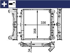 MAHLE ORIGINAL CR 383 000S