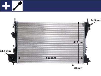 MAHLE ORIGINAL CR 40 000S Číslo výrobce: 8MK 376 700-664. EAN: 4057635080149.
