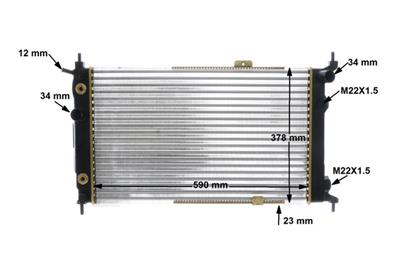 MAHLE ORIGINAL CR 421 000S Číslo výrobce: 376715314. EAN: 4057635084994.