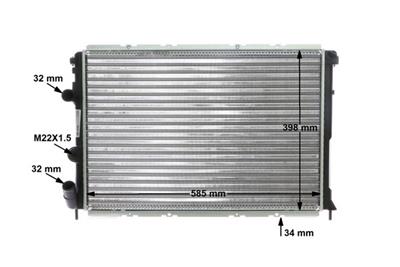 MAHLE ORIGINAL CR 434 000S Číslo výrobce: 376715531. EAN: 4057635085151.