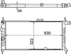 MAHLE ORIGINAL CR 441 000S