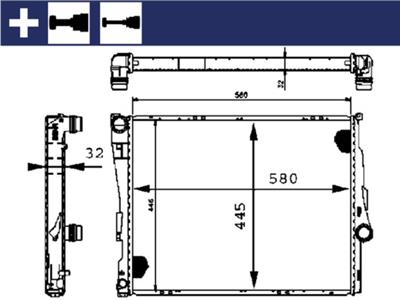 MAHLE ORIGINAL CR 455 000S Číslo výrobce: 376716244. EAN: 4057635085410.