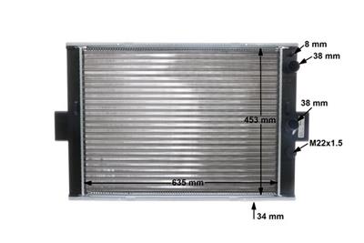 MAHLE ORIGINAL CR 501 000S Číslo výrobce: 376717551. EAN: 4057635086011.