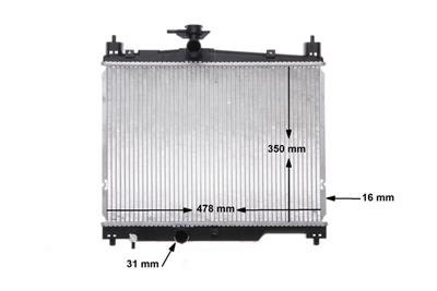 MAHLE ORIGINAL CR 539 000S Číslo výrobce: 8MK 376 718-421. EAN: 4057635086547.