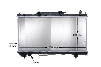 MAHLE ORIGINAL CR 543 000S Číslo výrobce: 8MK 376 718-461. EAN: 4057635086585.